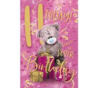 Me To You Tatty Teddy Age 11 Birthday Card, Have a Super Birthday - Official Collection