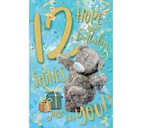 Me To You Tatty Teddy Age 12 Birthday Card, Hope Your Birthday Shines - Official Collection