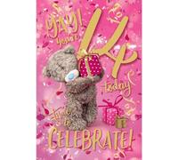 Me To You Tatty Teddy Age 14 Birthday Card, Yay! You're 14 Today - Official Collection