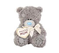 Me to You Tatty Teddy 'Amazing Mum' 10cm Plush Bear With Embroidered Flower - Official Collection