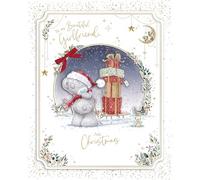Me To You Tatty Teddy Beautiful Girlfriend Luxury Handmade Boxed Christmas Card 8x10ins - Official Collection