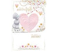 Me to You Tatty Teddy Beautiful Wife Pop-Out Luxury Birthday Card 6 x 9ins - Official Collection