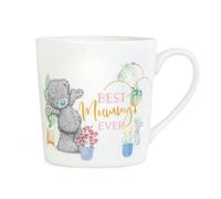 Me to You Tatty Teddy 'Best Mummy Ever' Boxed Ceramic Mug - Official Mother's Day Collection, Blue,grey