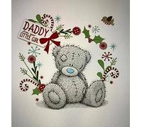 Me to You Tatty Teddy Christmas Card - Daddy from Little Girl