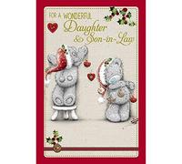 Me to You Tatty Teddy Christmas Card - Daughter and Son-in-Law
