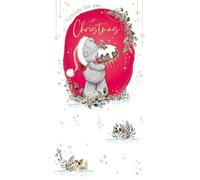 Me To You Tatty Teddy Christmas Card, Especially For You 5x9ins - Official Collection
