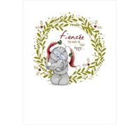 Me to You Tatty Teddy Christmas Card (Large) - Fiancée