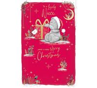 Me To You Tatty Teddy Christmas Card To A Lovely Niece 5x8ins - Official Collection