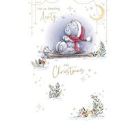 Me To You Tatty Teddy Christmas Card To An Amazing Aunty - 5x8ins - Official Collection