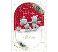 Me To You Tatty Teddy Christmas Card To An Amazing Son & Partner 6x9ins - Official Collection