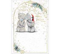 Me To You Tatty Teddy Christmas Card To Sister And Brother-In-Law 6x9ins - Official Collection