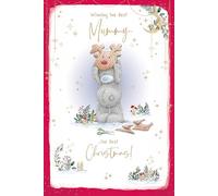 Me To You Tatty Teddy Christmas Card To The Best Mummy, 6x9ins - Official Collection
