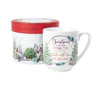 Me to You Tatty Teddy Christmas Mug in a Gift Box - Official Signature Collection, White, Red, Grey