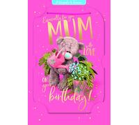 Me to You Tatty Teddy Cute 3D Photo Finish Keepsake Birthday Card Especially for Mum 6x9ins - Official Collection