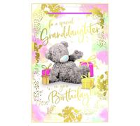 Me to You Tatty Teddy Cute 3D Photo Finish Keepsake Birthday Card For A Special Granddaughter - Official Collection