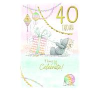 Me To You Tatty Teddy Cute 40th Birthday Card - Official Collection 5 x 7