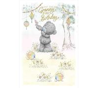 Me to You Tatty Teddy Cute Birthday Card For Granny, Bear With Bird - Official Collection