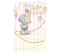 Me to You Tatty Teddy Cute Birthday Card To The Most Amazing Sister - Official Collection