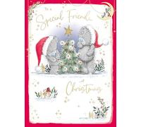 Me To You Tatty Teddy Cute Christmas Card For A Special Friend 5x7ins - Official Collection