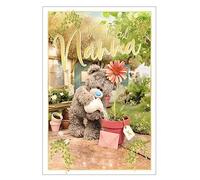 Me to You Tatty Teddy Cute Mother's Day Card For A Wonderful Nanna - Photo Finish Collection 6 x 9"