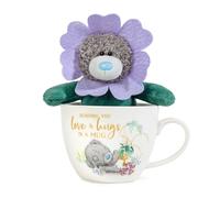 Me to You Tatty Teddy Cute Mug and Plush Gift Set - Official Mother's Day Collection, Blue,grey