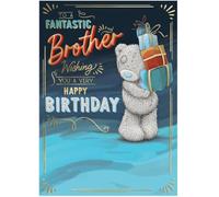 Me to You Birthday Card - Tatty Teddy "Fantastic Brother"