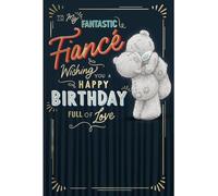 Me To You Tatty Teddy Fantastic Fiance Happy Birthday Card