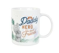 ME TO YOU Tatty Teddy Father's Day 'Daddy My Hero' Mug - Official Collection FGM01019, Grey, Blue, Navy Blue,white