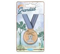 ME TO YOU Tatty Teddy Father's Day No.1 Grandad Medal - Official Collection FGE01008