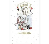 Me to You Tatty Teddy 'For My Lovely Aunty' Christmas Card 5 x 8ins