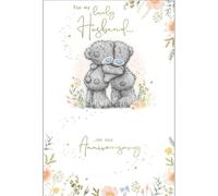 Me to You Tatty Teddy For My Lovely Husband Wedding Anniversary Greeting Card 6 x 9 Inches - Official Collection