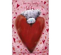 Me To You Bear Lovely Wife Softly Drawn Valentine's Day Card