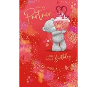 Me To You Tatty Teddy For My Partner Birthday Greeting Card 6x9ins - Official Collection