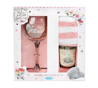 Me to You Tatty Teddy Gin Glass Socks & Candle Set Grey