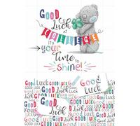 Me To You Tatty Teddy Good Luck At College Greeting Card 5x7ins - Official Collection