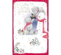 Me To You Tatty Teddy Grandparents Christmas Card To A Lovely Nan And Grandad 5x8ins - Official Collection