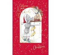 Me To You Tatty Teddy Grandparents Christmas Card To An Amazing Nan And Grandad 5x8ins - Official Collection
