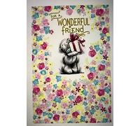 Me to You Tatty Teddy Greetings Card - Birthday Bear Holding Wrapped Gift