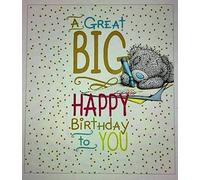 Me to You Tatty Teddy Greetings Card - Birthday Bear with crayon