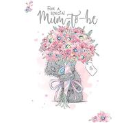 Me to You Tatty Teddy Greetings Card - Mum To Be, White,ASS01069