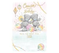 Me to You Tatty Teddy Happy Birthday Cousin Cute Greetings Card - Official Collection
