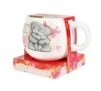 Me to You Tatty Teddy Large Mug On Gift Plinth - Official Valentine's Day Collection, White, Red