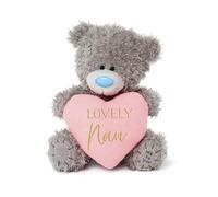 Me to You Tatty Teddy 'Lovely Nan' Plush Bear 10cm High - Official Mother's Day Collection, Grey