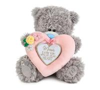 Me to You Tatty Teddy Luxury Boxed 'Mum' Plush Bear 19cm High - Official Mother's Day Signature Collection, Grey