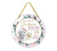 Me to You Tatty Teddy Magic of Christmas Wall Hanging Plaque - Official Collection