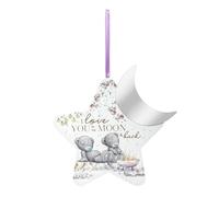 Me to You Tatty Teddy Moon and Back Hanging Plaque - Official Signature Collection AGP01022