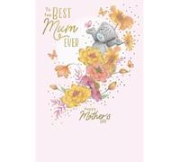 Me to You Tatty Teddy Mother's Day Card 'Best Mum Ever' 6 x 9" - Official Collection