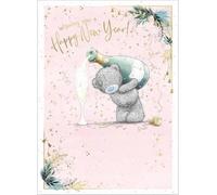 Me To You Tatty Teddy New Year Celebration Card 5x7ins - Official Collection