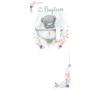 Me to You Tatty Teddy 'On Your Baptism' Christening Card - Official Collection