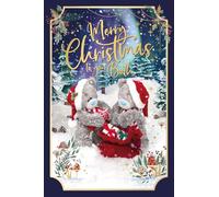 Me To You Tatty Teddy Photo Finish Christmas Card To You Both 6x9ins - Official Collection